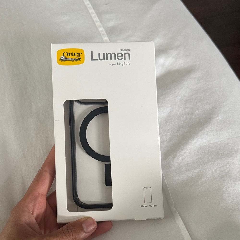 OtterBox Lumen Series Black Case for iPhone 15 Pro